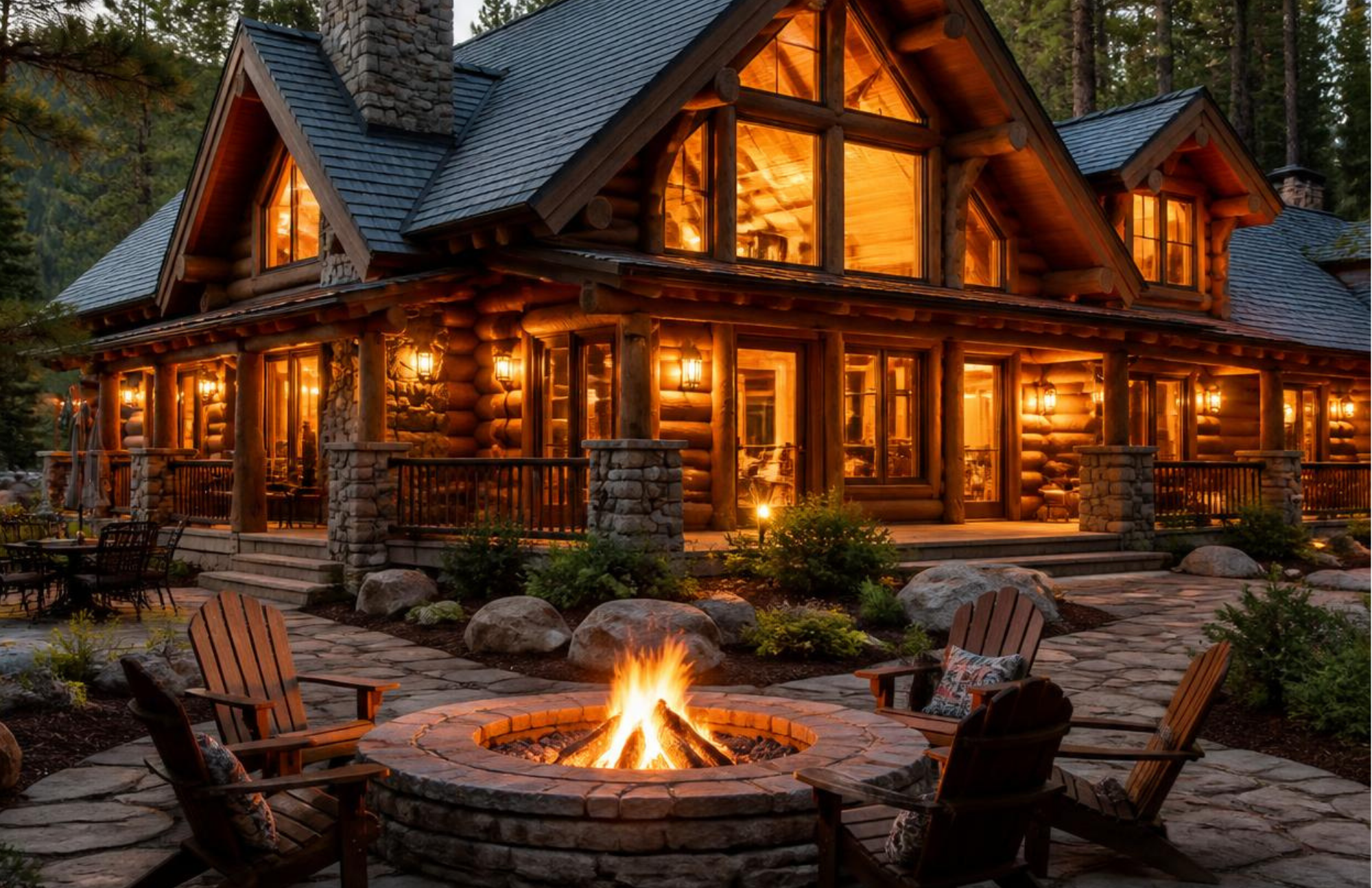 Homepage 2 - log home exterior
